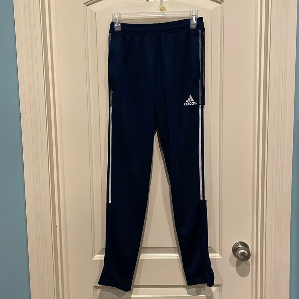 Mens Adidas Tiro 21 Track Pants, size Small, Blue